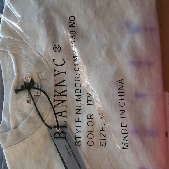 Blank NYC Tie Dye Crop Sweatshirt - Picture 8 of 8